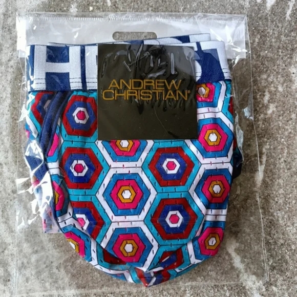 🆕 Andrew Christian Men's Carlton Mesh Brief Underwear Size Medium - Picture 3 of 3
